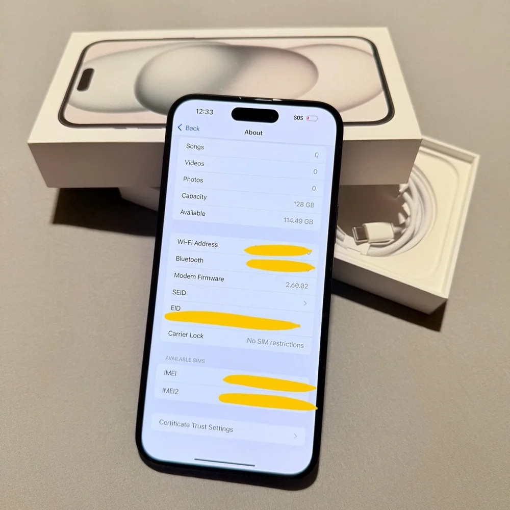 Apple iPhone 15 Plus Unlocked, All Accessories